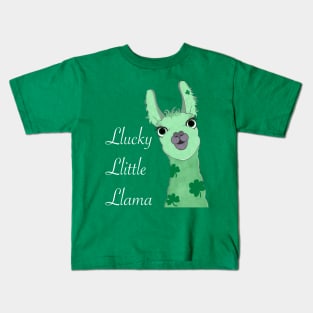 Llama st. Pattys day Kids T-Shirt